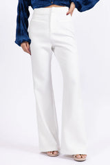 Beyond Romance White Flare Trousers FINAL SALE