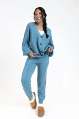 Real Karma Blue Jogger Style Lounge Pants SALE