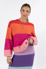 Coming Together Multi Color Striped Sweater FINAL SALE