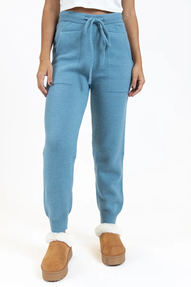 Real Karma Blue Jogger Style Lounge Pants SALE