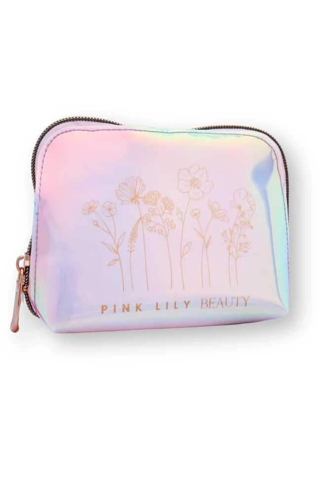 Let Your Confidence Bloom Beauty Bag Iridescent