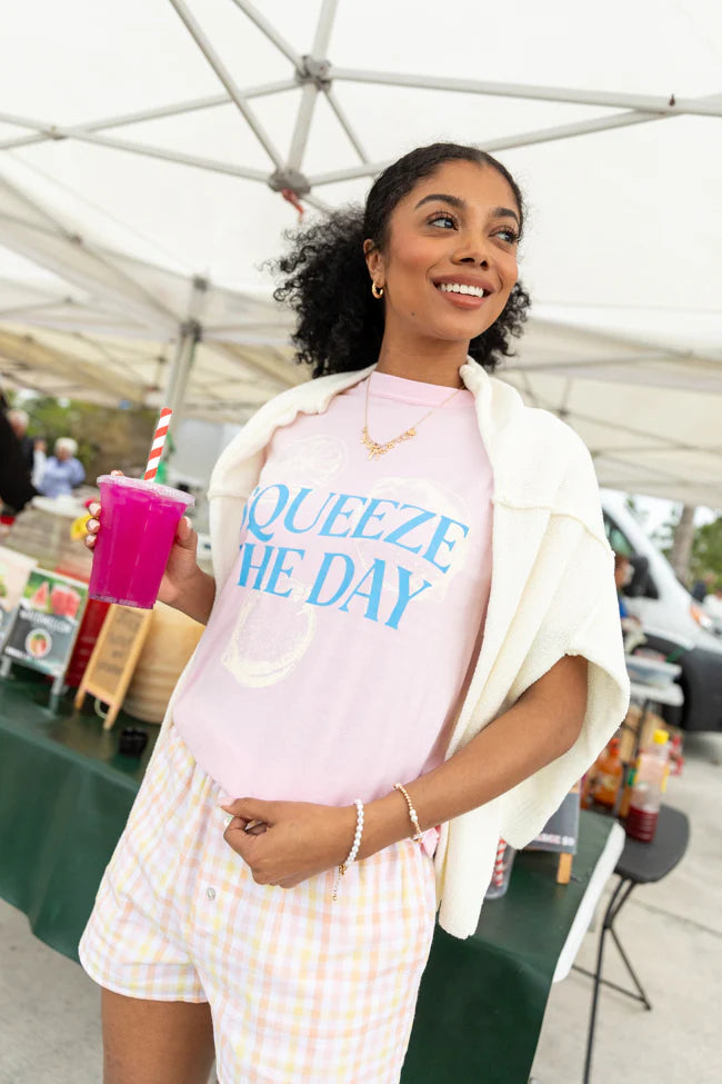 Squeeze The Day Blossom Comfort Color Graphic Tee