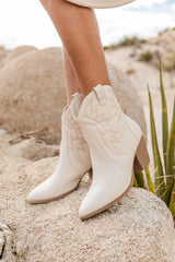 Shasta Short Off-White Cowboy Boots FINAL SALE