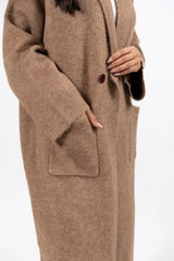 Greta Tan Sweater Coat