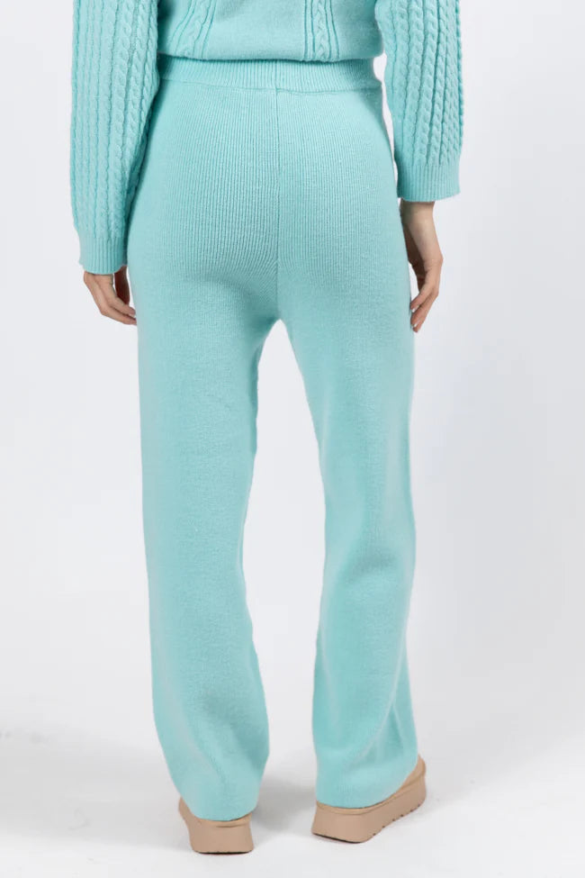 On My List Mint Sweater Lounge Pants SALE