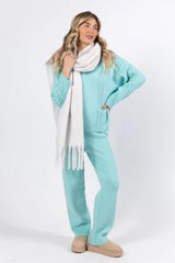 On My List Mint Sweater Lounge Pants SALE