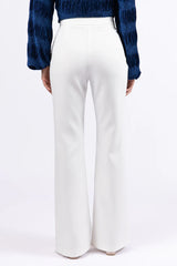 Beyond Romance White Flare Trousers FINAL SALE