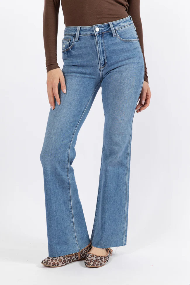 Eve Medium Wash Flare Jeans