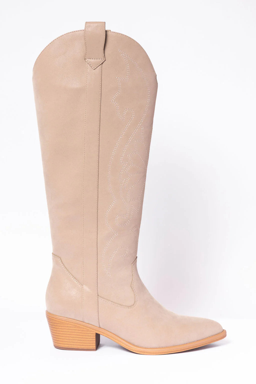 Shania Tan Tall Cowboy Boots