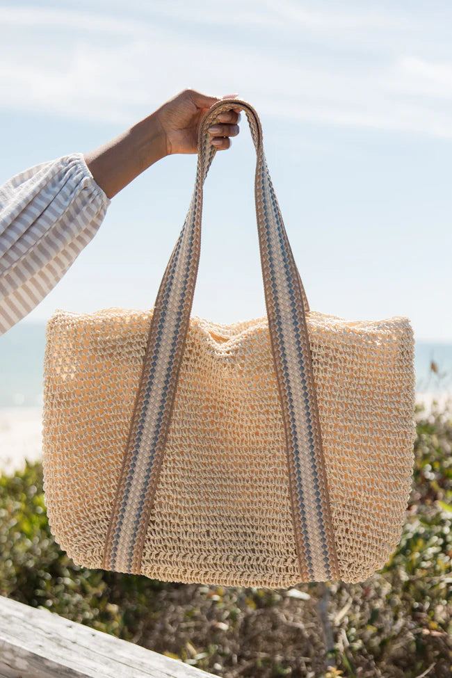 Coastal Woven Beach Bag SALE