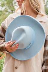 Blue Wide Brim Hat FINAL SALE