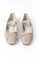 Brayden Beige Ballet Flats