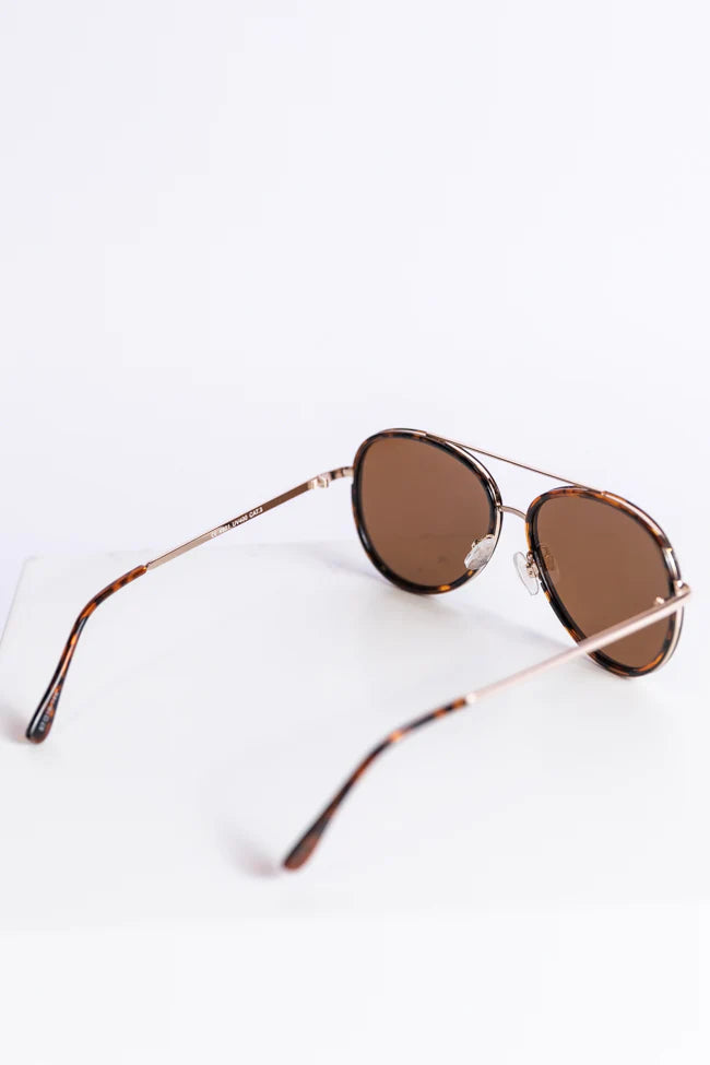 Tortoise Aviator Sunglasses