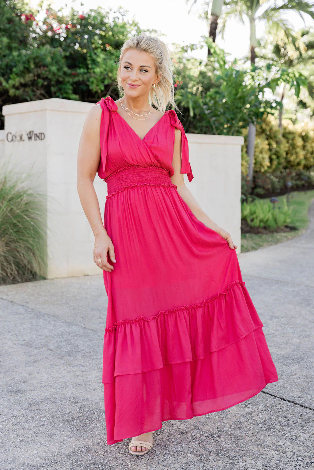 Make It Memorable Watermelon Maxi Dress FINAL SALE