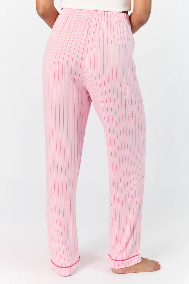 Good To Get Away Pink and Red Stripe Pants