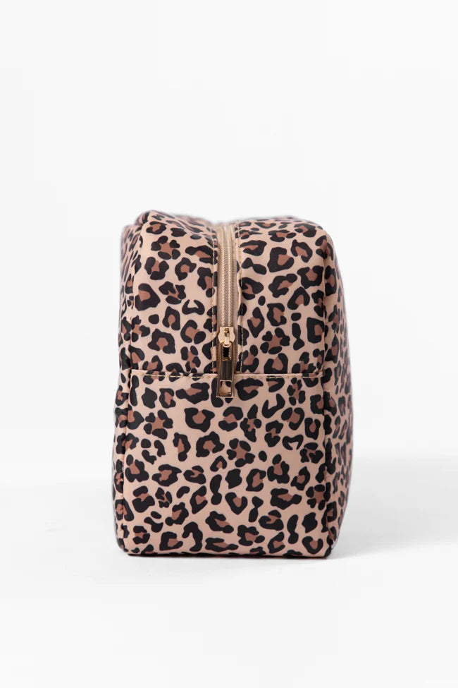 Leopard Travel Pouch Set