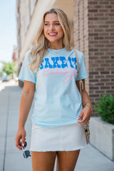 Take It Easy Chambray Comfort Colors Graphic Tee