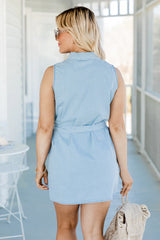 Sail On By Chambray Denim Dress FINAL SALE