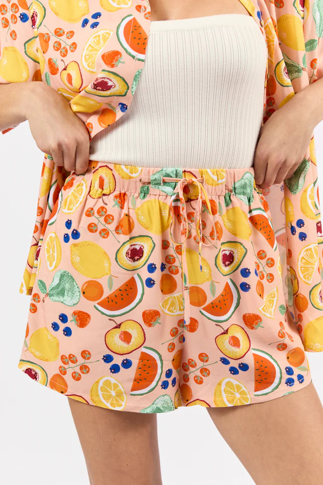 Home Grown Fruit Icon Print Two Piece Set SALE