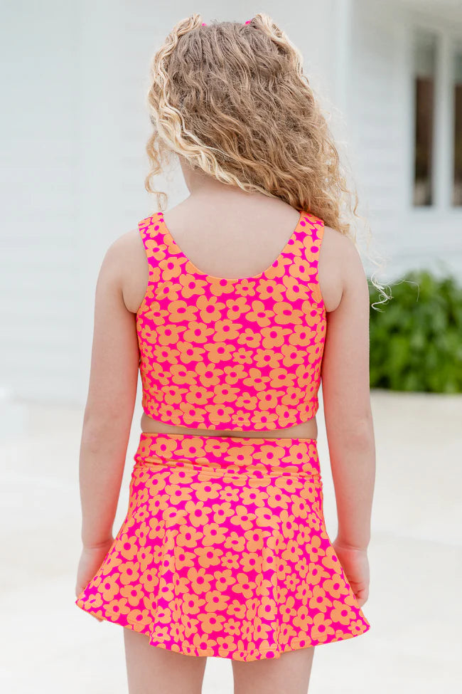 Kid's Don't Sweat It in Floral Flair Active Skirt SALE