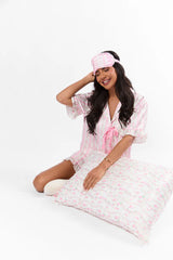 Rest Your Head Pink Floral Pillowcase