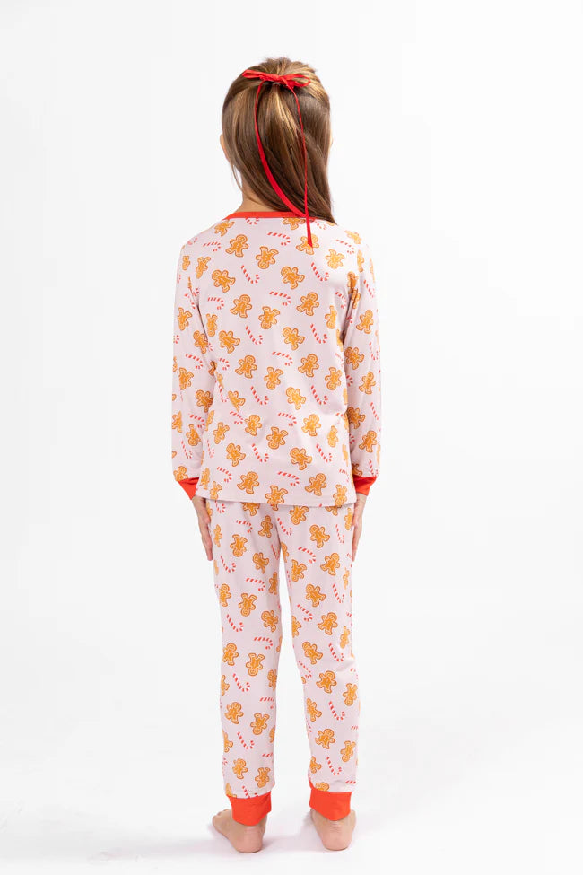 Kid's Under The Stars In Neutral Gingerbread Pajama Set Macy Blackwell X Pink Lily FINAL SALE