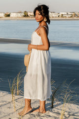 New Beginnings Ivory Midi Dress FINAL SALE