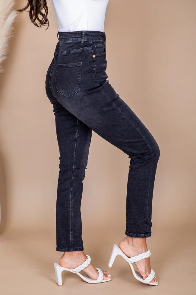 Bianca Black Vintage Straight Leg Jeans FINAL SALE