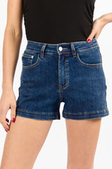 Come As You Are Dark Wash Relaxed Fit Denim Shorts