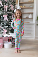 Kid's Under The Stars In Christmas Cheer Bamboo Pajama Set FINAL SALE