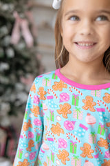 Kid's Under The Stars In Christmas Cheer Bamboo Pajama Set FINAL SALE