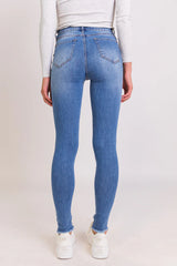 Chelsie Light Wash Busted Knee Tall Jeans FINAL SALE