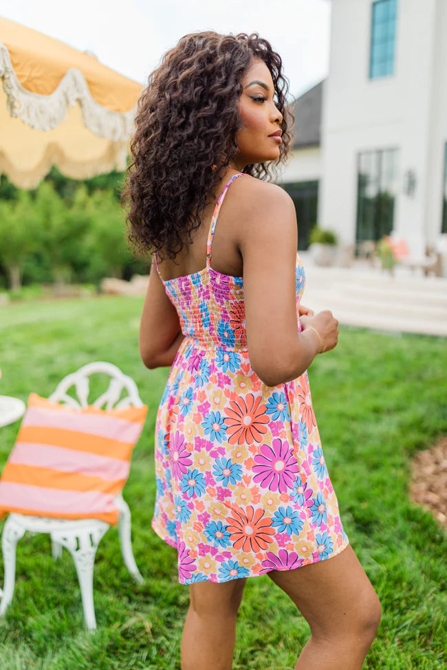 Sunbeam Bouquet Multi Floral Print Romper SALE