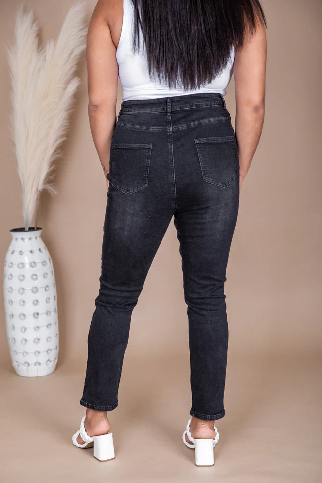 Bianca Black Vintage Straight Leg Jeans FINAL SALE