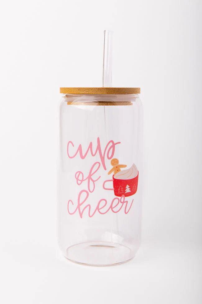 Cup Of Cheer Iced Coffee Cup FINAL SALE