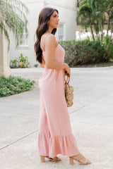 Cup Of Sunshine Blush Jumpsuit FINAL SALE