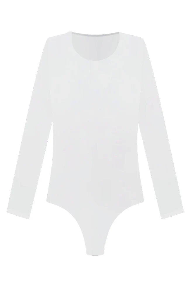 Can't Escape You White Bodysuit FINAL SALE