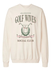 Golf Wives Cream Oversized Graphic Sweatshirt