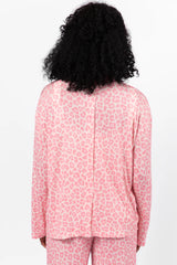 Sweet Dreams Pink Leopard Pajama Long Sleeve Top FINAL SALE