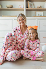 Kid's Under The Stars In Haunted Honey Girly Bamboo Pajama Set FINAL SALE