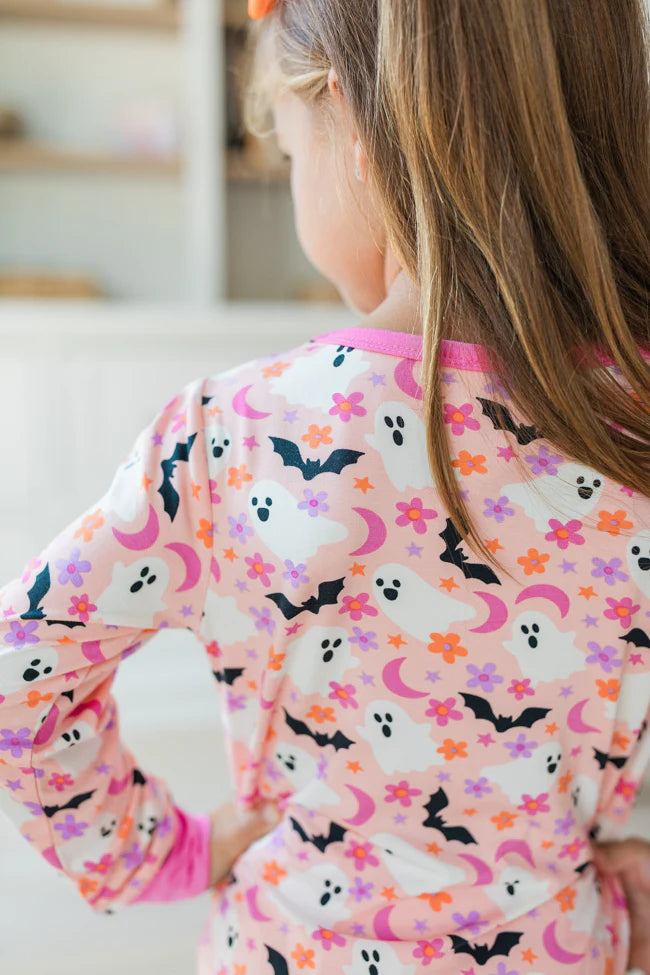 Kid's Under The Stars In Haunted Honey Girly Bamboo Pajama Set FINAL SALE