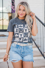 Country Checkered Pepper Comfort Colors Graphic Tee