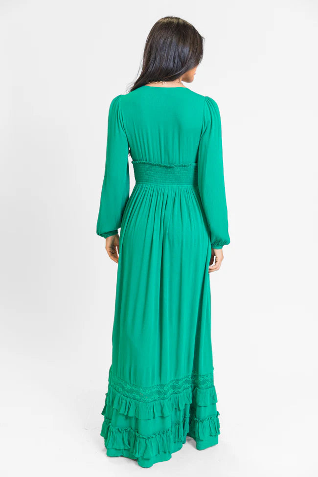 Lucky To Have You Jade Maxi Dress