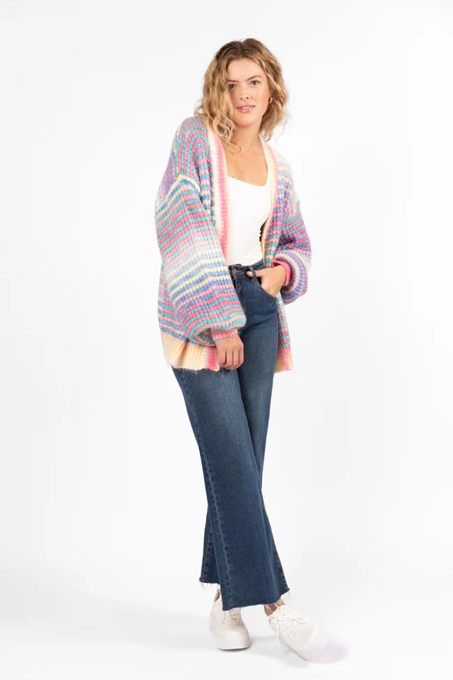 Authentic Affection Multi Striped Cardigan FINAL SALE