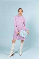 Winter Skies Multi Knit Sweater Dress FINAL SALE