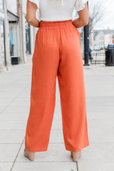 About Time Rust Pull On Pants FINAL SALE