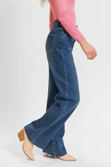 Kelsea Dark Wash Wide Leg Tall Jeans