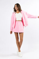 Have It My Way Pink Textured Knit Skort SALE