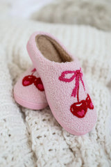 Cherry Bow Slippers  FINAL SALE