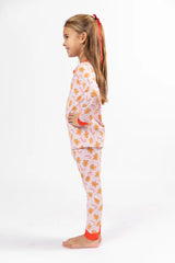 Kid's Under The Stars In Neutral Gingerbread Pajama Set Macy Blackwell X Pink Lily FINAL SALE